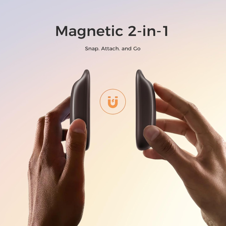 OCOOPA UT4 Urban 2-in-1 Magnetic Rechargeable Hand Warmers 2 Pack- IP45 Water Resistant
