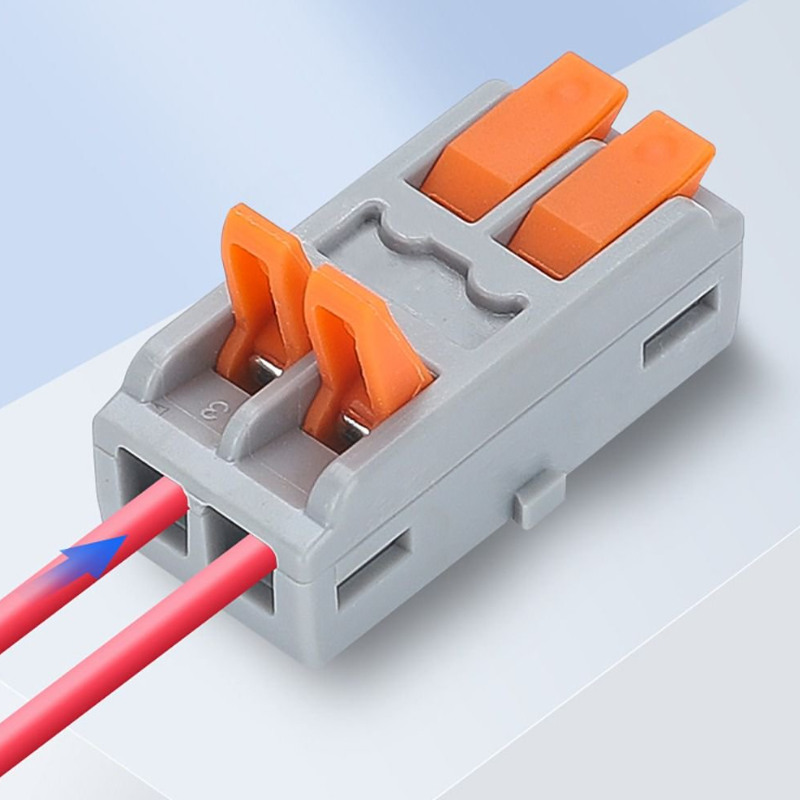 SPL-2 Spring Wire Connector Screw Quick Spring Connector Terminal Barrier Block