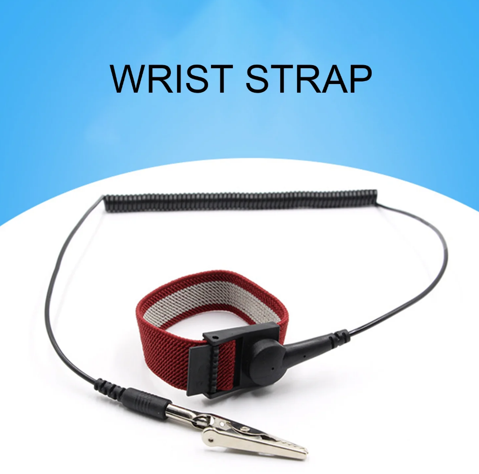 Anti Static Wrist Straps, Magnetic Tray Grounding Wire Alligator Clip