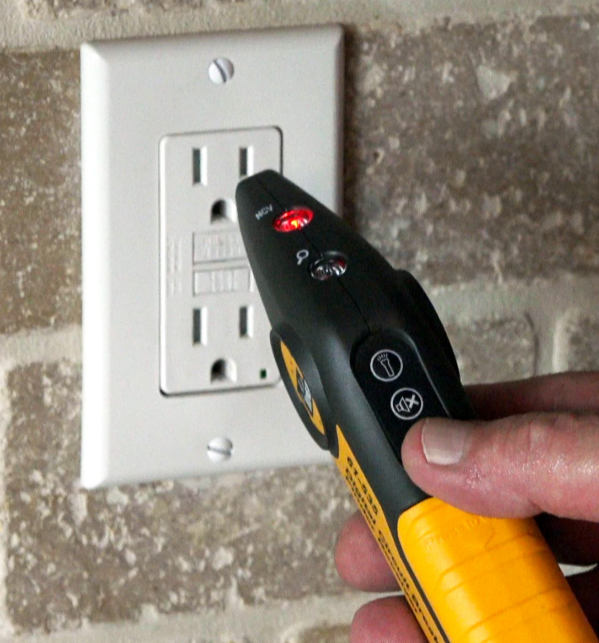 Electrical Digital Circuit Breaker Finder with Digital Receiver and GFCI Circuit Tester, Yellow Circuit Finder Useful for Circuit Testing