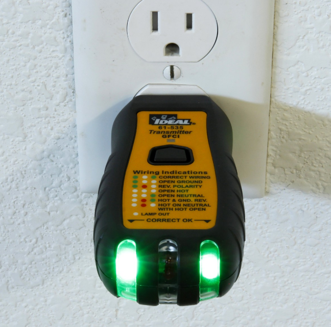 Electrical Digital Circuit Breaker Finder with Digital Receiver and GFCI Circuit Tester, Yellow Circuit Finder Useful for Circuit Testing