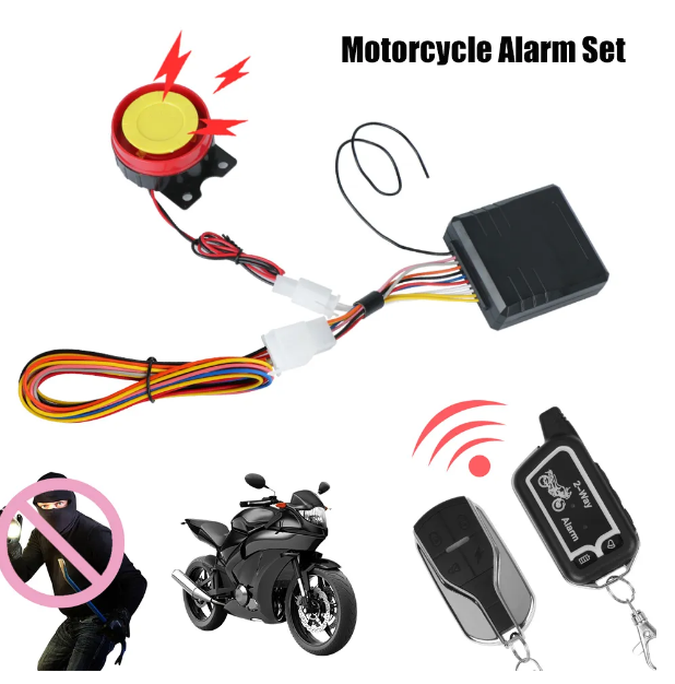 Remote Control Alarm Motorcycle Scooter Anti-Theft Security Alarm System