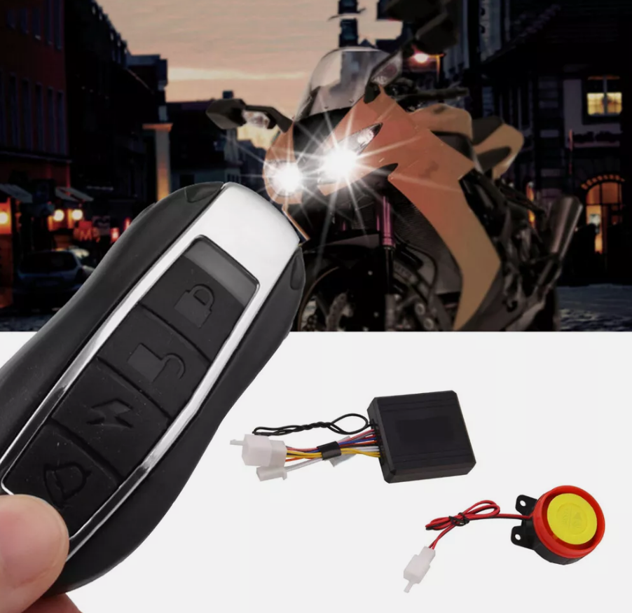Remote Control Alarm Motorcycle Scooter Anti-Theft Security Alarm System
