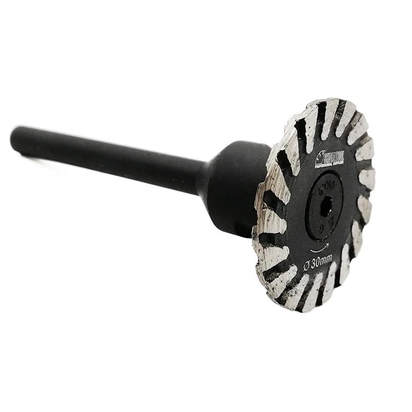 Mini Diamond blade with removable 6mm shank Dia 30mm-50mm Diamond Caving blade manufacturer