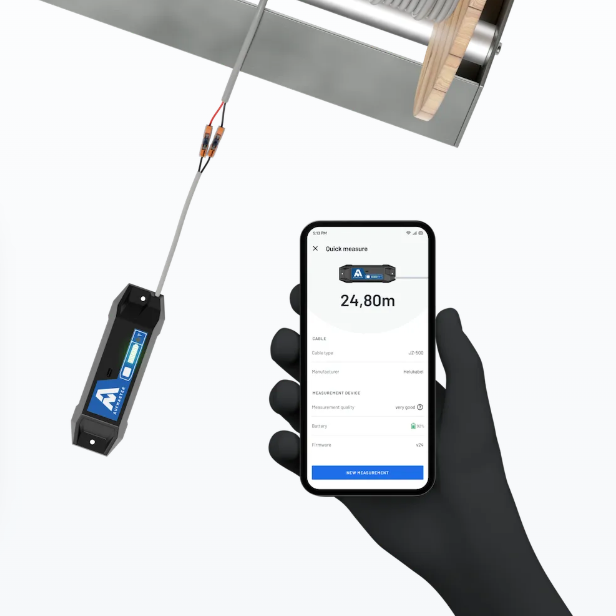 Cable length measuring device