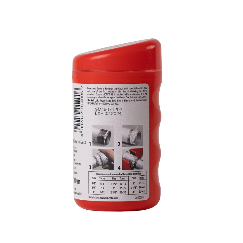 NEW Loctite 55 - Pipe Sealing Cord 160m Length Bigvolume plumber plumbing