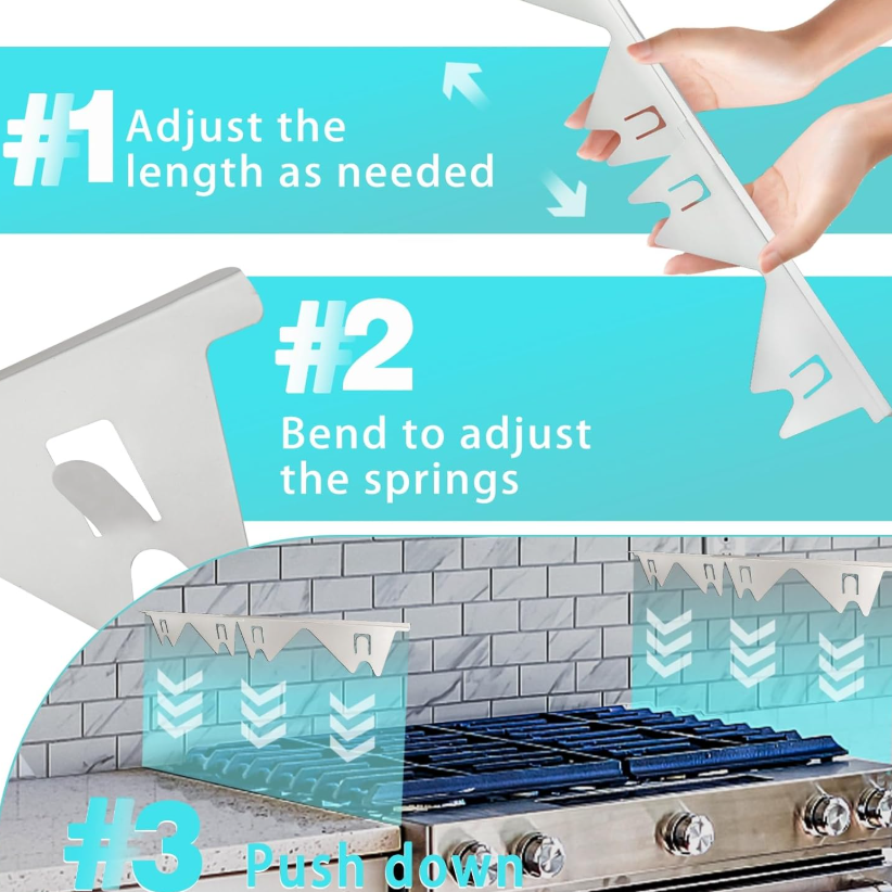 Stove Gap Covers Stainless Steel