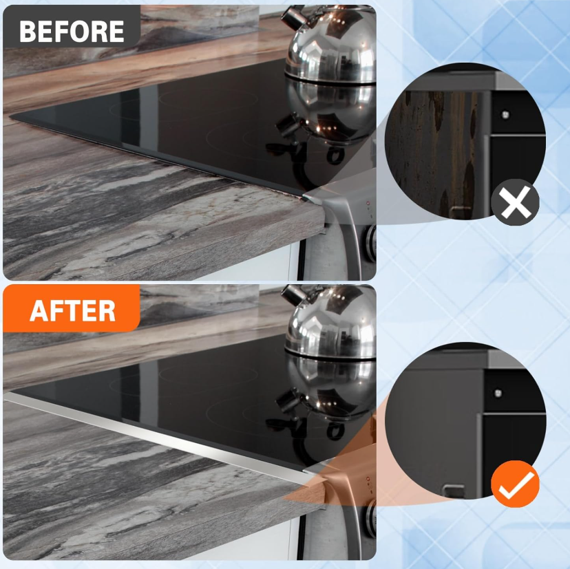 Stove Gap Covers Stainless Steel