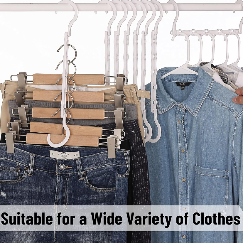 Space Saving Hangers for Clothes
