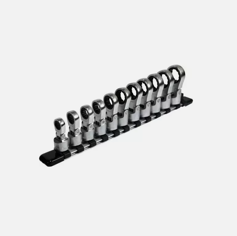 Tone HRM311F Flex Ratchet Glasses Socket Set (With Holder) Insertion Angle 0.3 inches (9.5 mm) (3/8 inch)