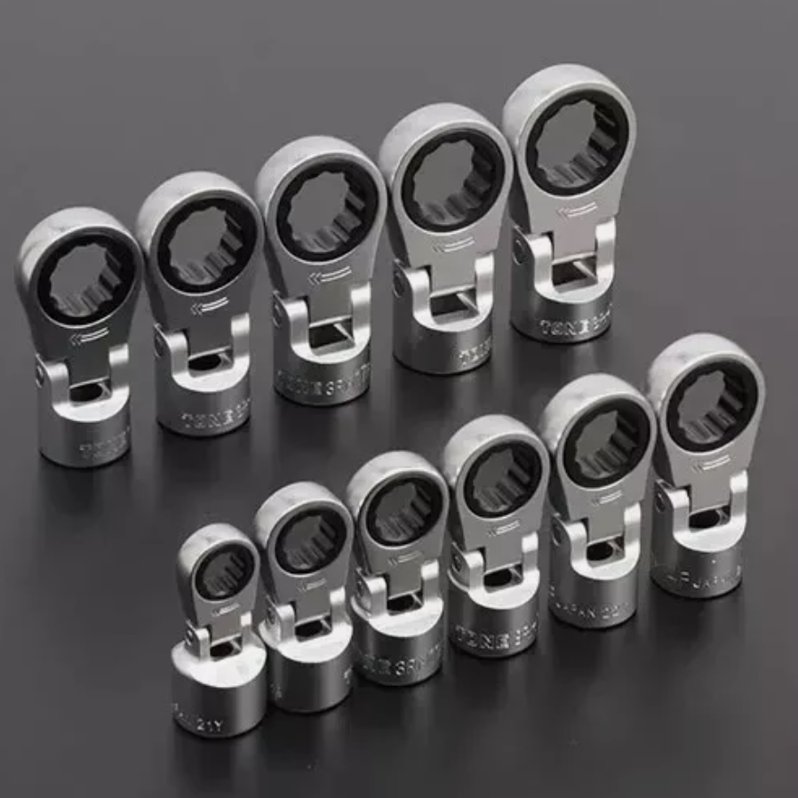 Tone HRM311F Flex Ratchet Glasses Socket Set (With Holder) Insertion Angle 0.3 inches (9.5 mm) (3/8 inch)