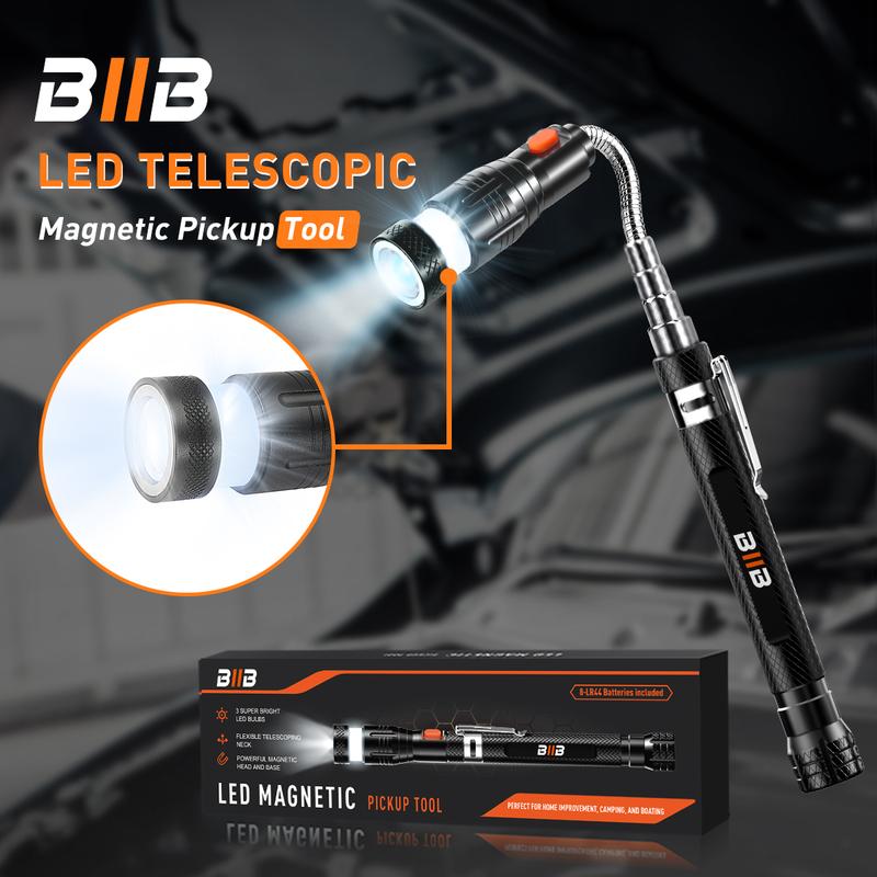 Telescoping Magnetic Pickup Tools, Mens Gifts for Dad, Him, Husband, Grandpa, Boyfriend, Gifts for Men Who Have Everything