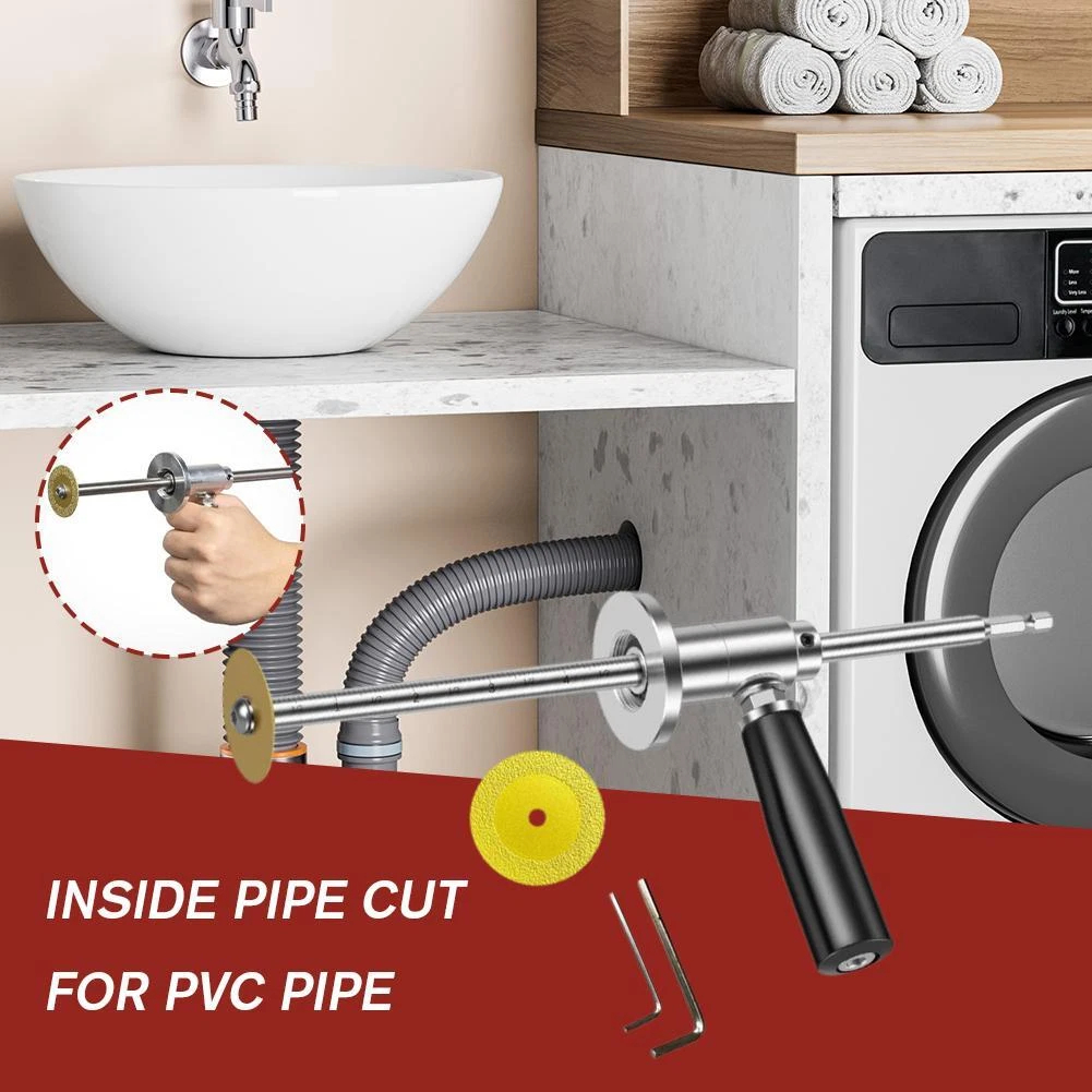Internal Pipe Cutter, Inside PVC PIPE , Adjustable Quick Accurate Depth Setting