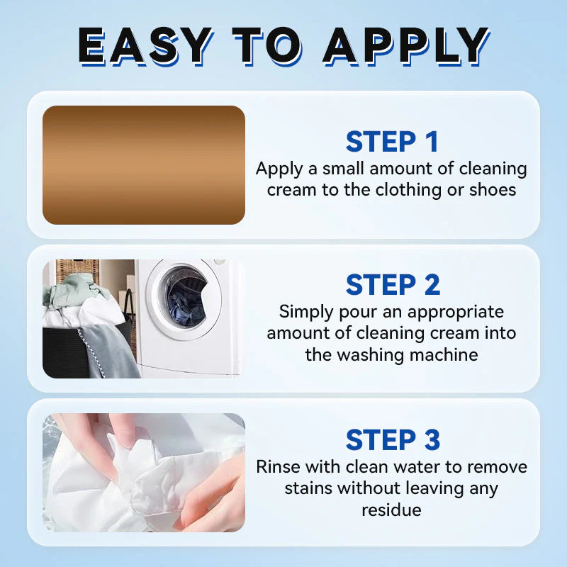 💧 Universal cleaning paste for clothes and shoes🧼