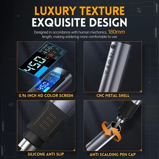 HS-02a/02b Smart Soldering Lron Mobile Workbench Storage Box Soldering Lron Set