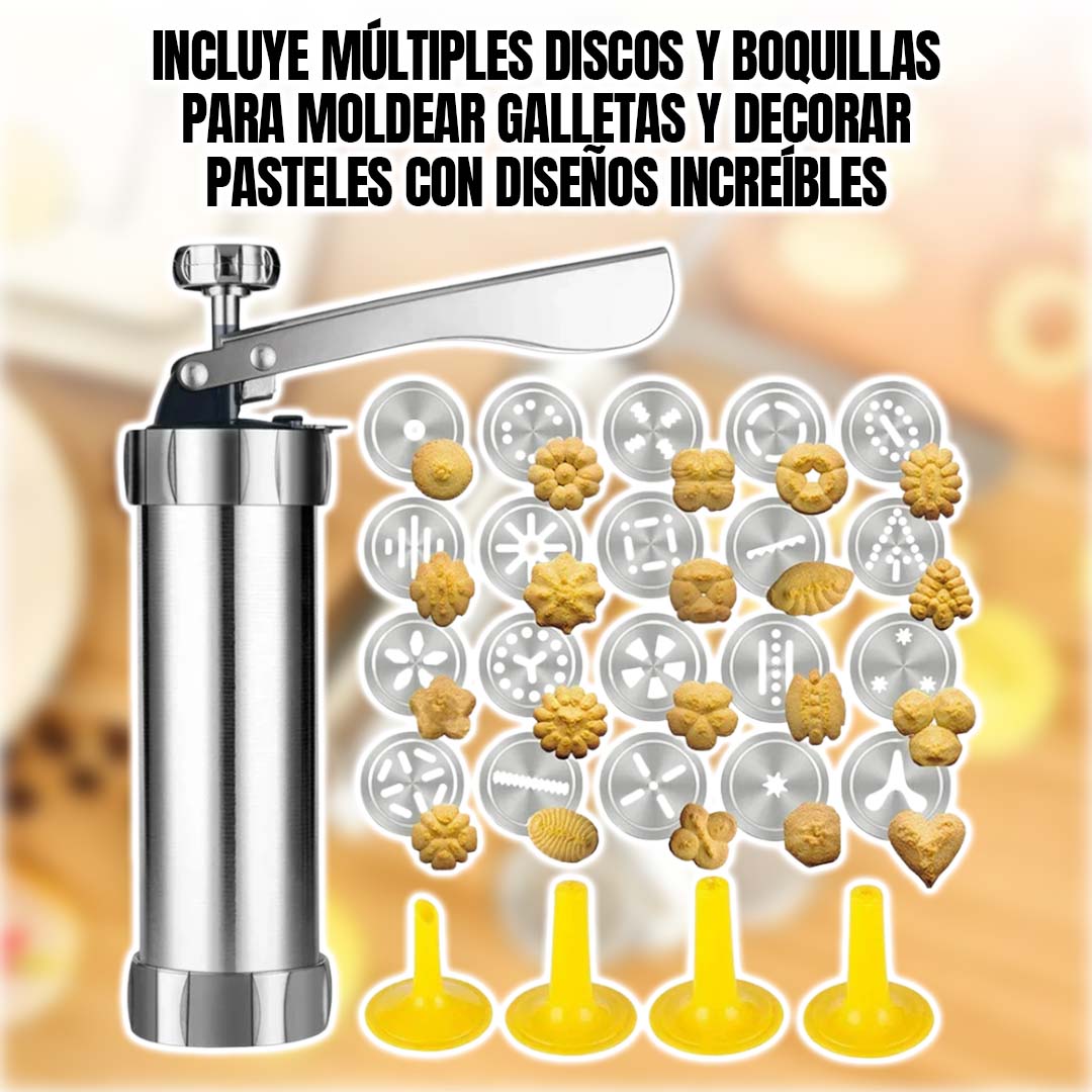 CookiePress🍪 - Pro Prensa para hacer galletas🎁 Gratis 20 plantillas 🎁