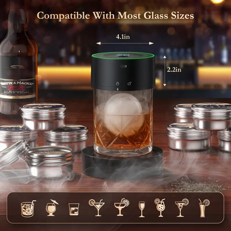  Electric Whiskey Smoker Kit