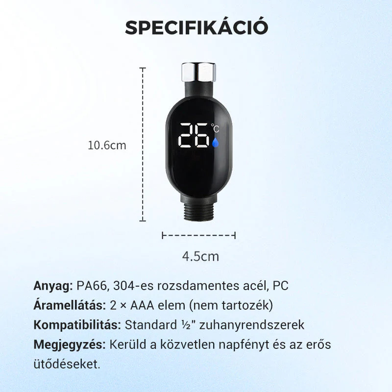 Thermometer – displays the temperature instantly!