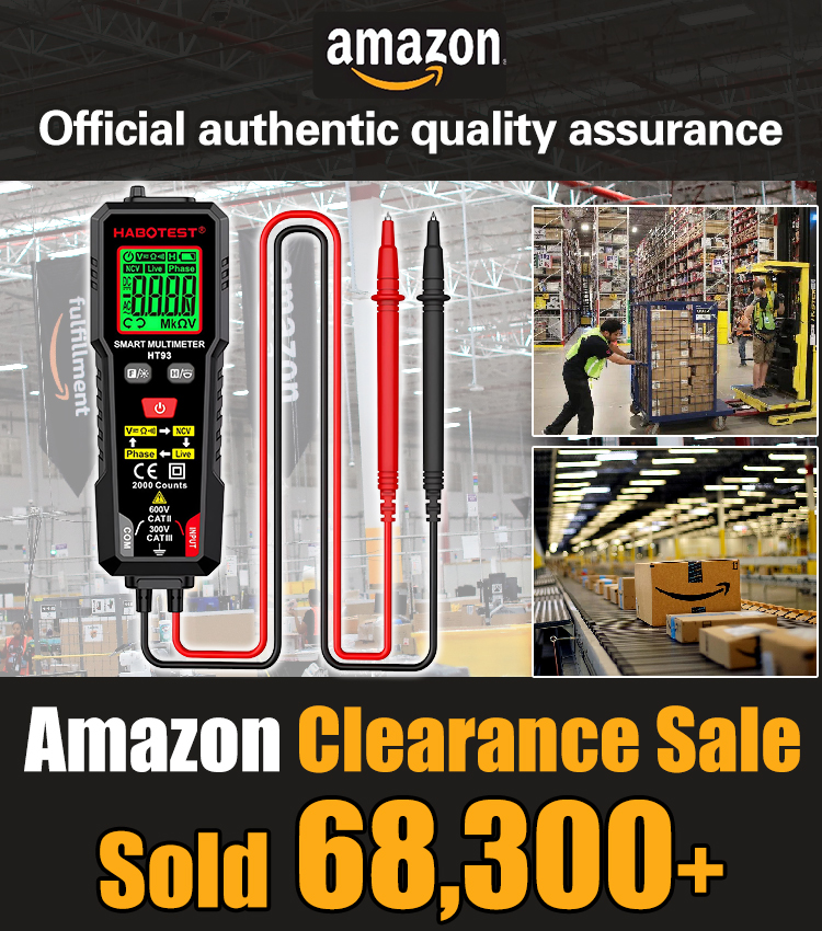 🧰Multi-purpose digital multimeter, phase sequence detection, intelligent, fully automatic anti-burn multimeter