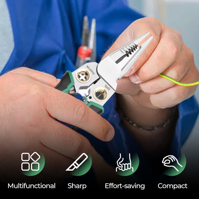 💥LAST DAY HOT SALE: 50% OFF🔥8-in-1 Multi-Functional Wire Stripper Scissors With Electrical Test