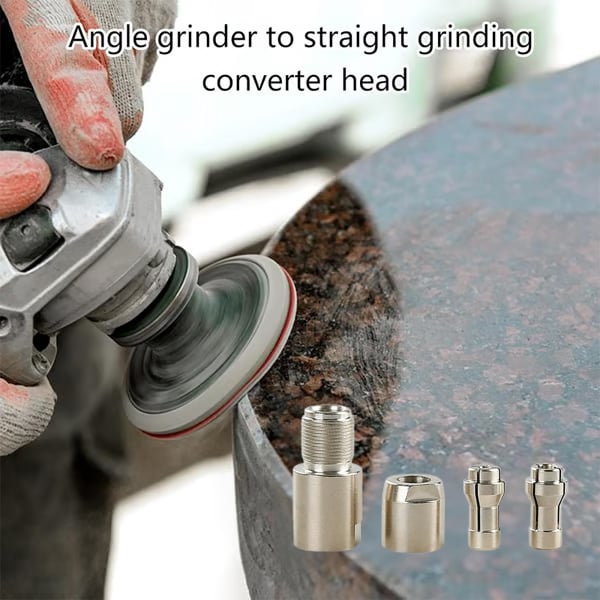 ⚙️Angle Grinder Conversion Kit 🔧 3mm/6mm Dual Collet – Universal Straight Grinder Adapter for Carving & Polishing
