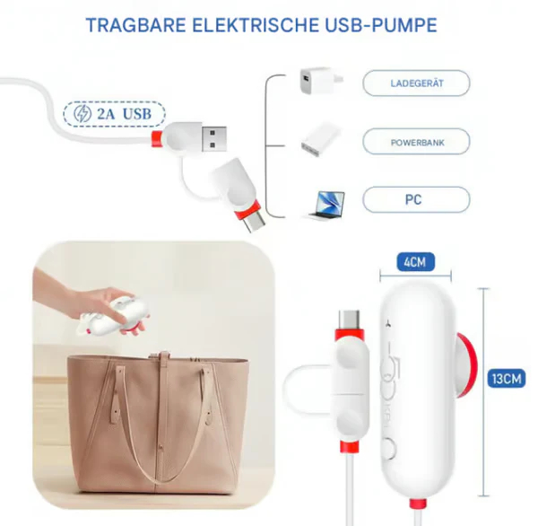 🔥Sac de compresie USB electric