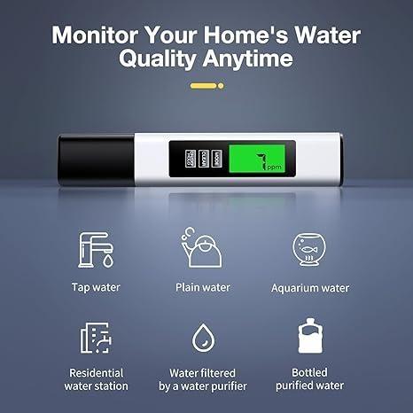 Product Introduction of 2025 Upgraded 4-in-1 TDS Meter – Digital Water Quality Tester for TDS, EC & Temperature (°C/°F) | 0-9990 ppm Range | Ideal for Drinking Water, RO Systems, Aquariums & Pools 8