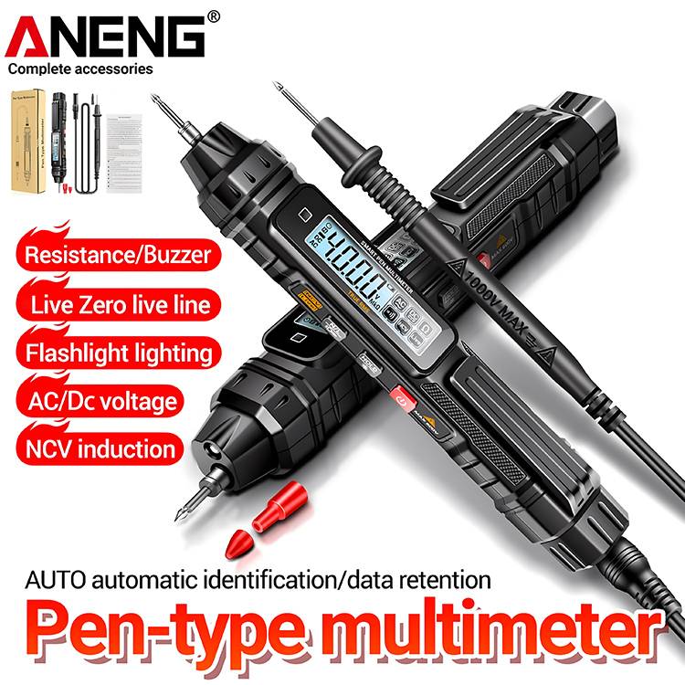 🧰New style electric pen multimeter Electrician inductive tester fully intelligent digital high precision anti-burn