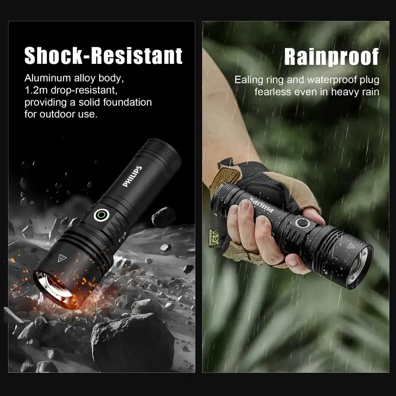 【Fathers Day Gift】PHILIPS Safety Ignition Camping Light strong Flashlight