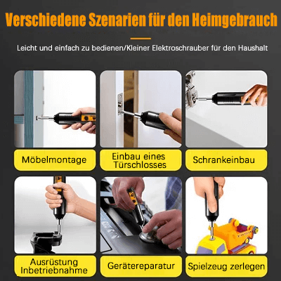 🔥Tragbarer Elektro-Schraubendreher-Satz für den Heimgebrauch