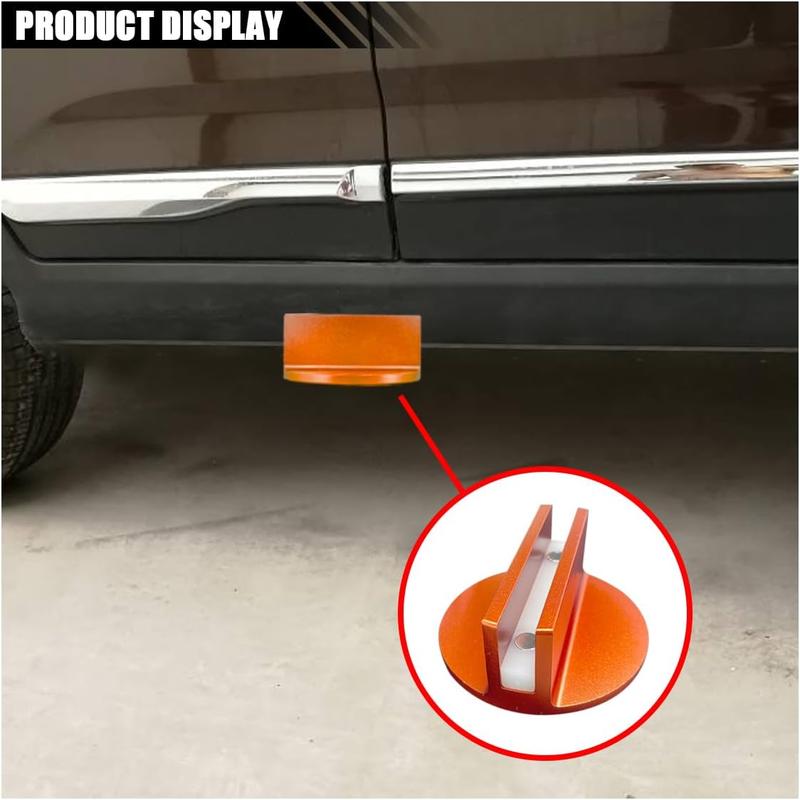 Large Universal Aluminum Slotted Grooved Magnetic Jack Pad, Frame Rail Protector Compatible with Most Jacks and Cars, Use for Car SUV Truck Pickup Maintenance,Repair and Tire Replacement
