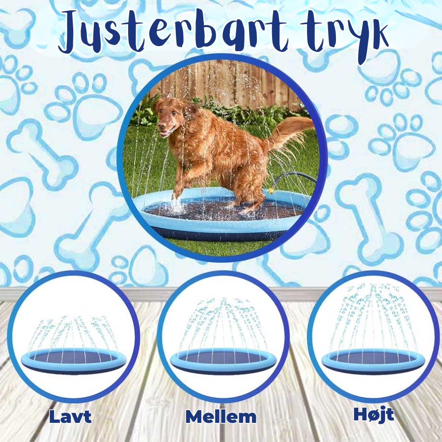 Sprinklerbassin til hunde