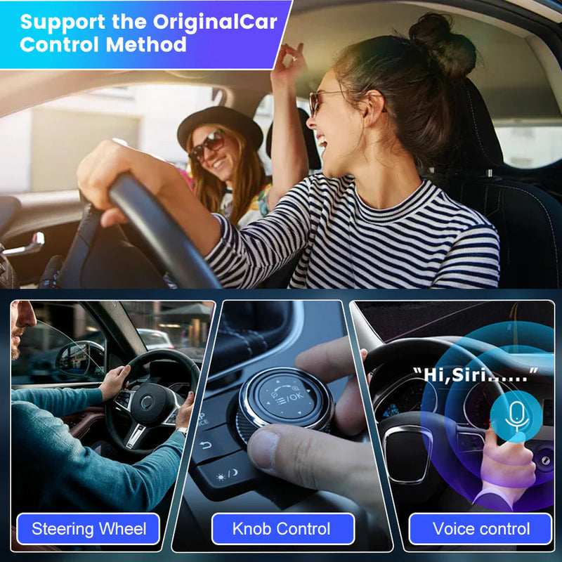 【Free shipping】Upgrade Pairr Max Pro-Netflix /YouTube/ IPTV/TikTok Wireless CarPlay/ Android Auto Car Box