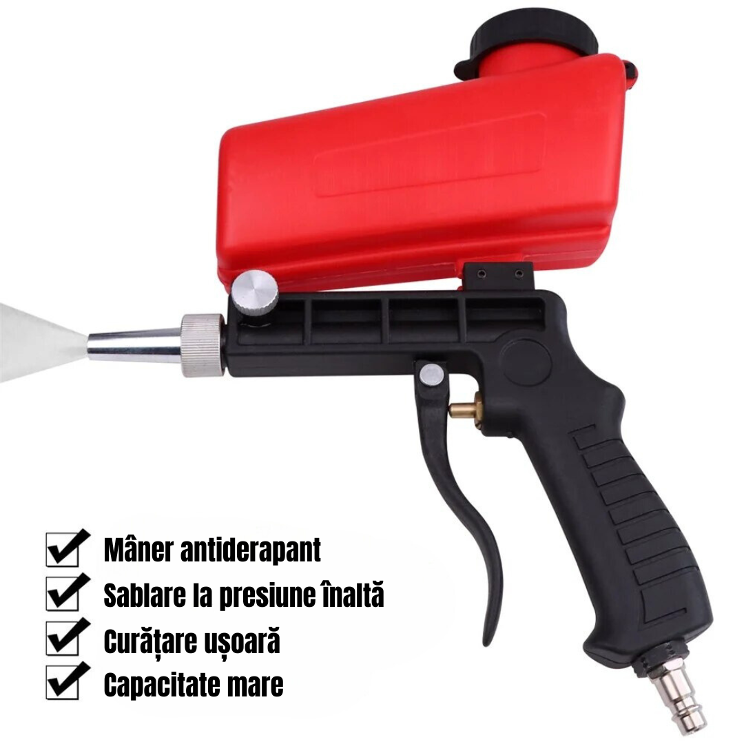 Pistol de sablare cu nisip