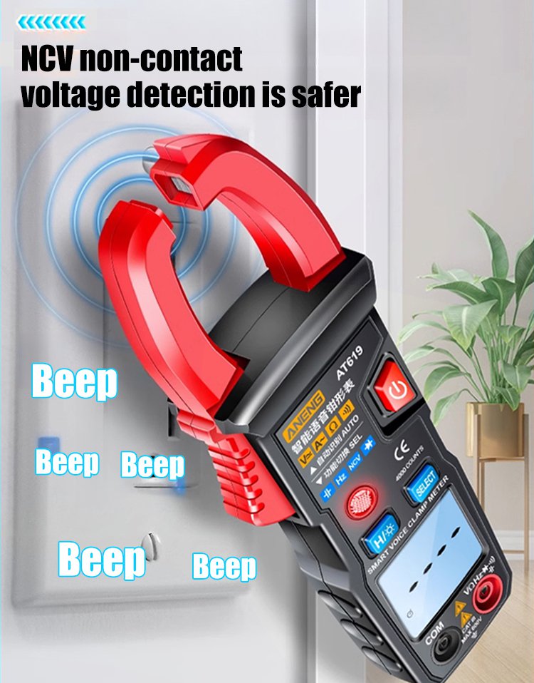 Fully Automatic Clamp Language Multimeter 