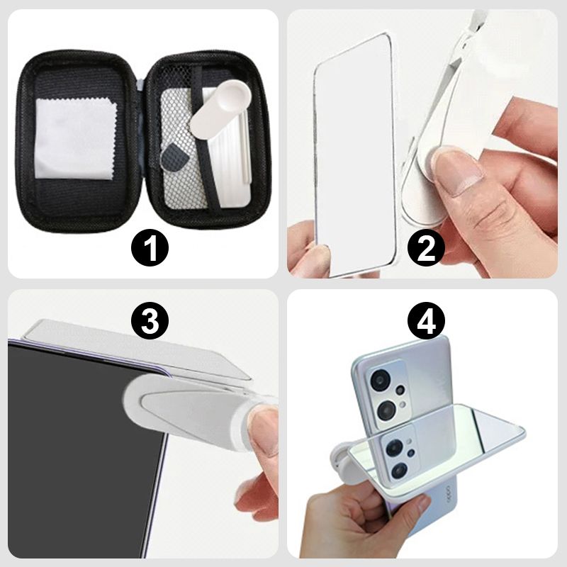 💥 Hot sale 40% off 🔥 Smartphone mirror effect clip set 📱🤳
