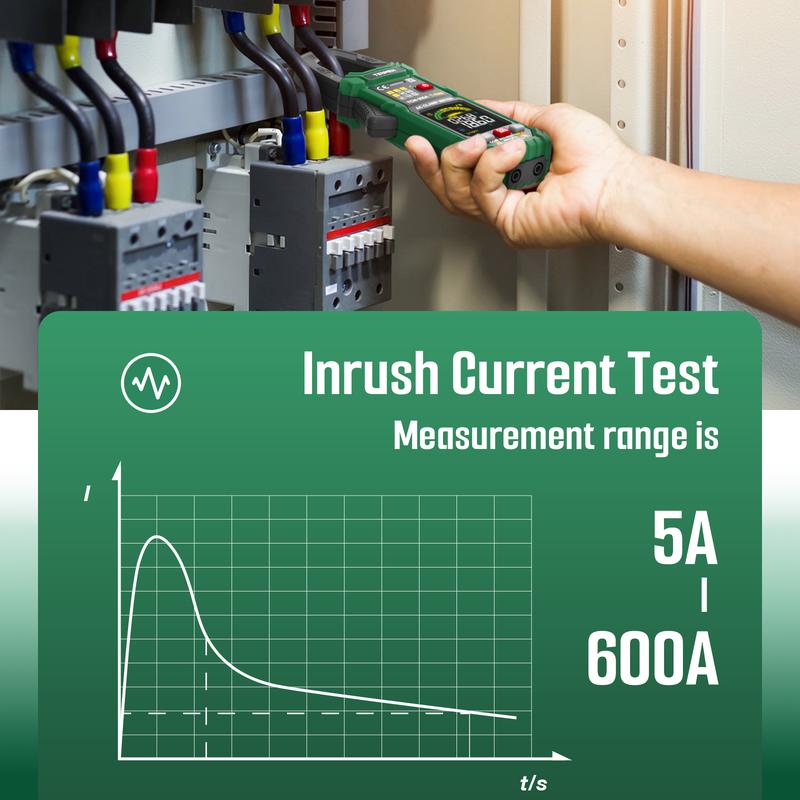 Smart clamp meter multimeter, intelligent measurement, automatic range, with AC/DC voltmeter