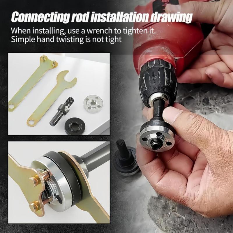 Conversion Angle Grinding Adapter Connecting Rod Kit for Electric Drill