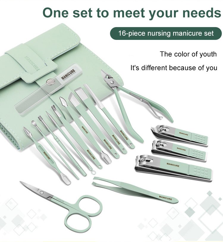 Good-looking Foldable Stainless Steel Nail Clipper Set