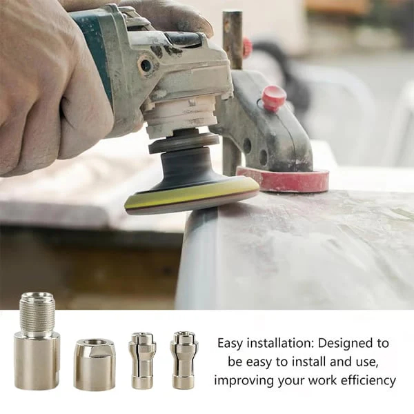 ⚙️Angle Grinder Conversion Kit 🔧 3mm/6mm Dual Collet – Universal Straight Grinder Adapter for Carving & Polishing