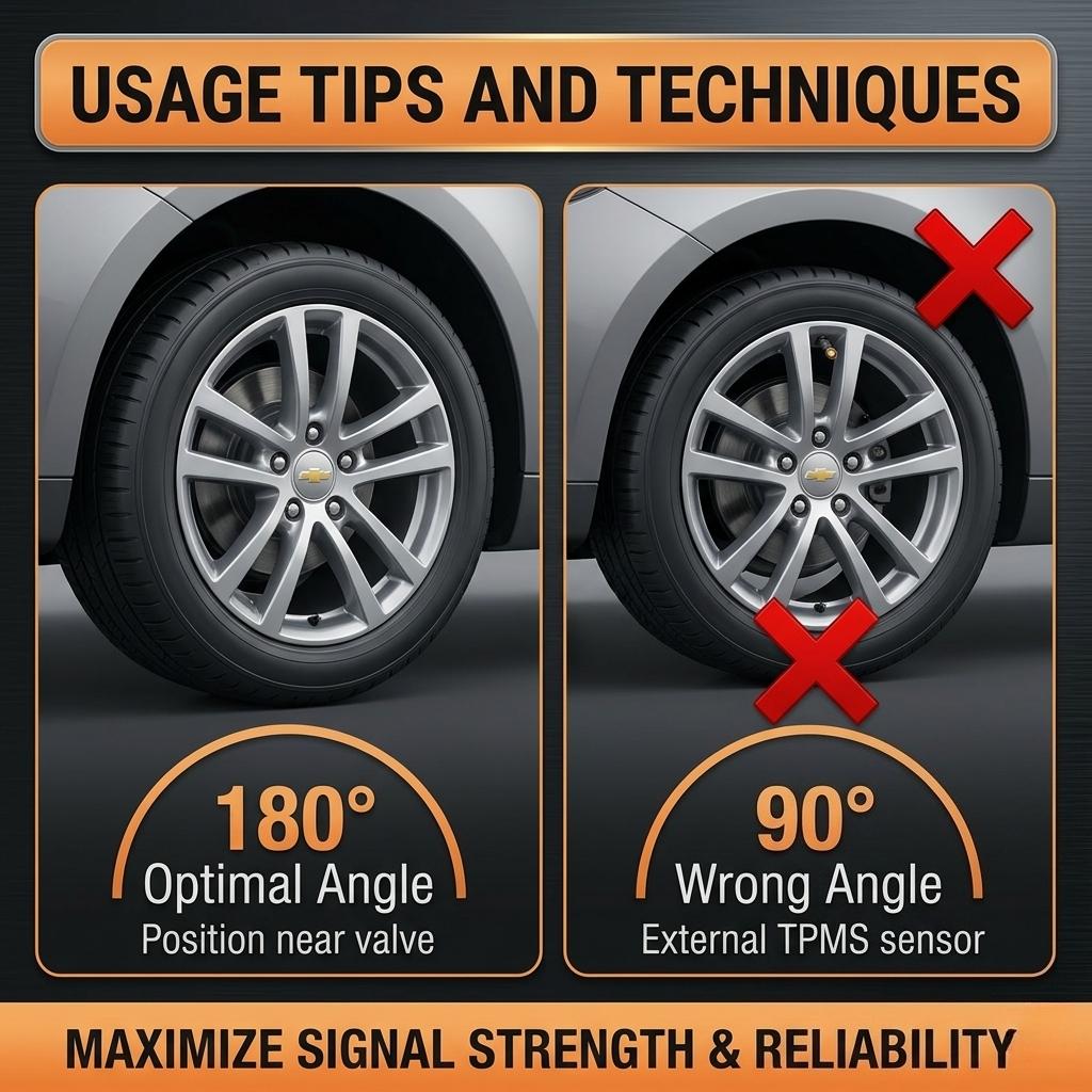 [GM only not universal 315/433MHz] EL-50448 TPMS Relearn Tool for GM Tire Sensor TPMS Reset Tool Tire Pressure Monitor system Activation Tool OEC-T5 for GM Buick/Chevy/Cadillac Series Vehicles 2023 Edition (Battery not included)