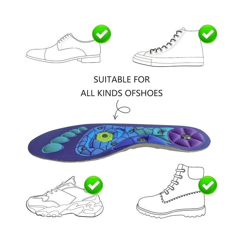Shock Absorbing Insoles for All Day | 220+ Lbs Plantar Fasciitis High Arch Supportinsoles for Men Women,Work Boot Shoe Insole, Absorb Shock with EveryStep,Insoles for Running Shoes -Arch Support Inserts To Help Reduce Fatigue Outdoorfun