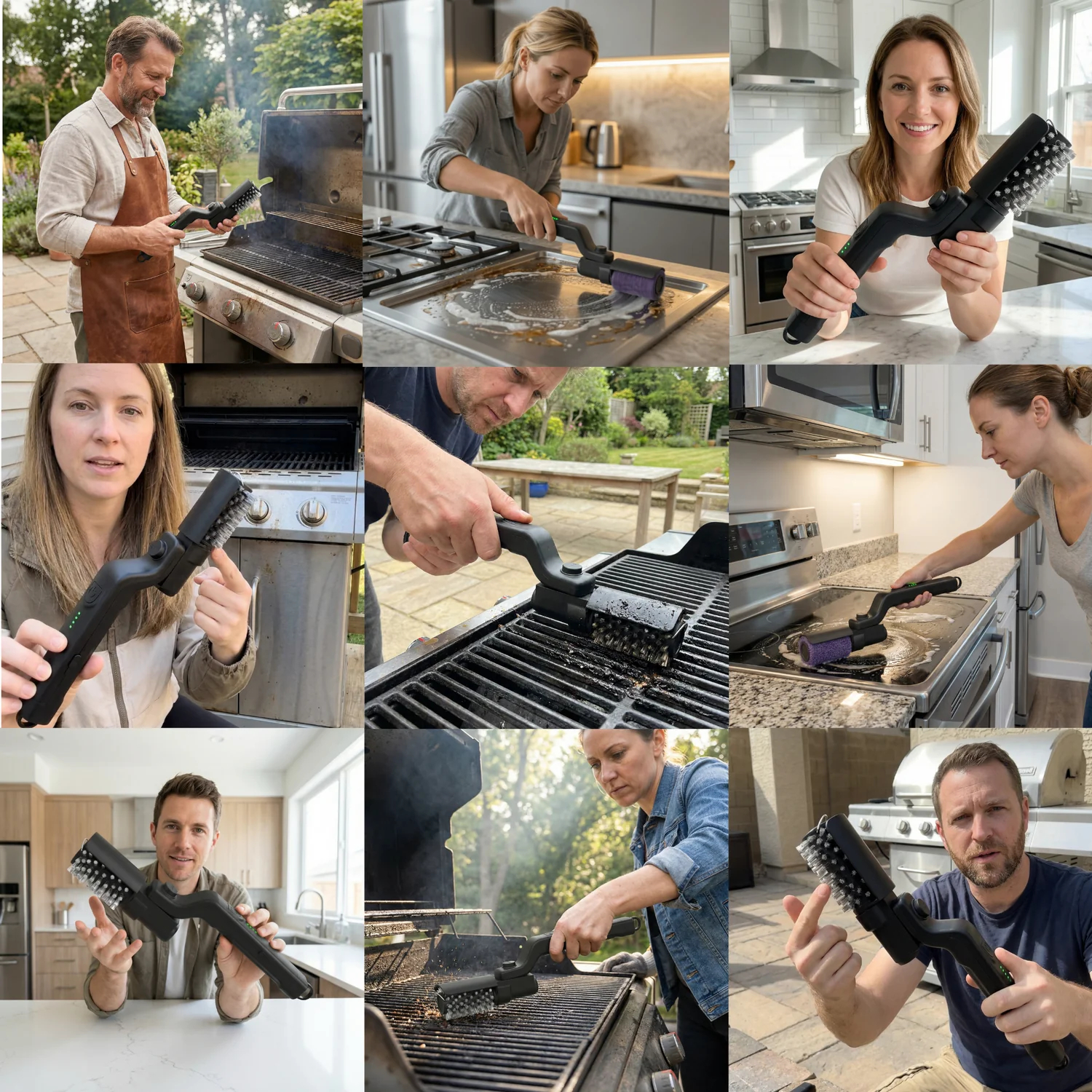 Electric BBQ Grill Brush