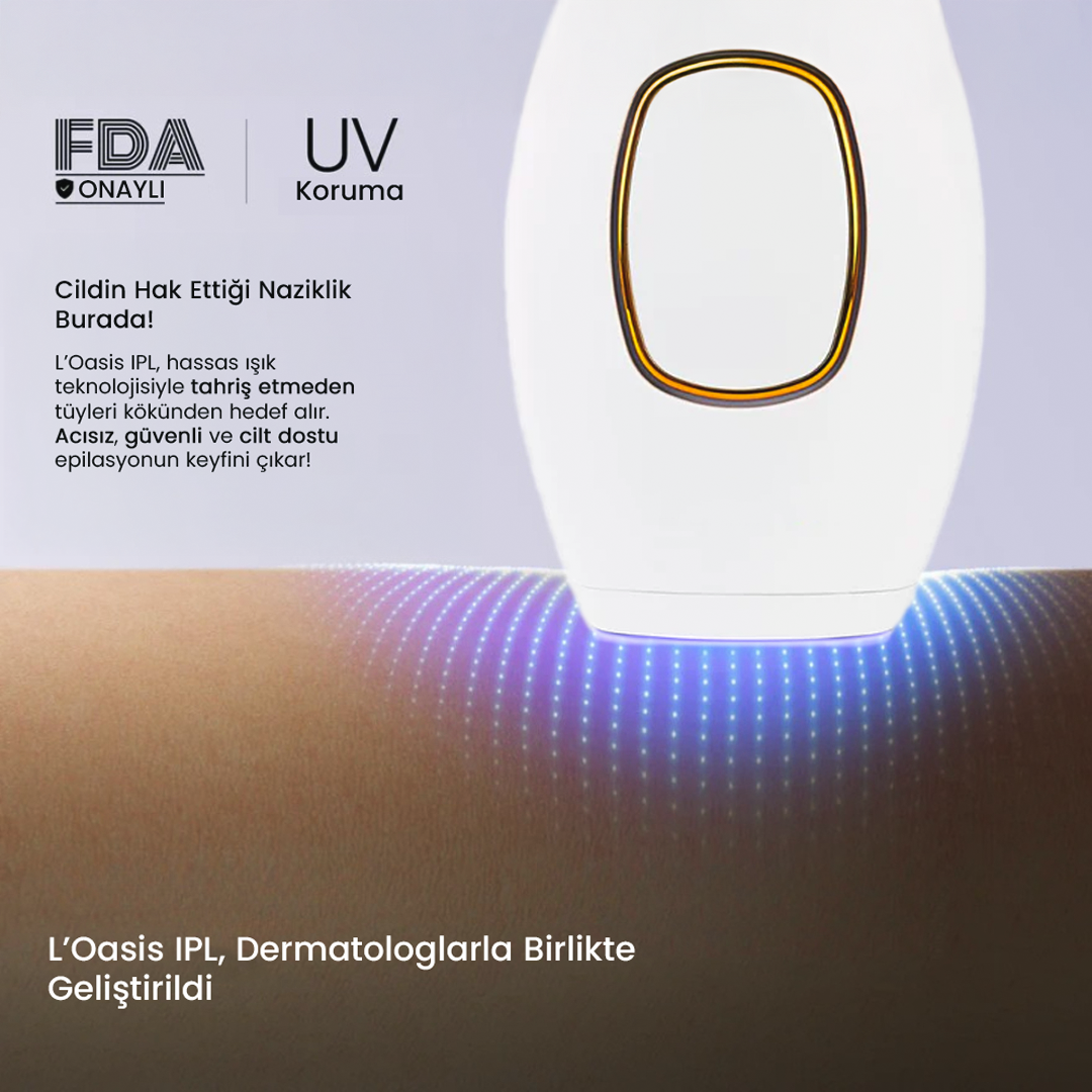 L'Oasis IPL Epilasyon - Evde Profesyonel Lazer Alternatifi