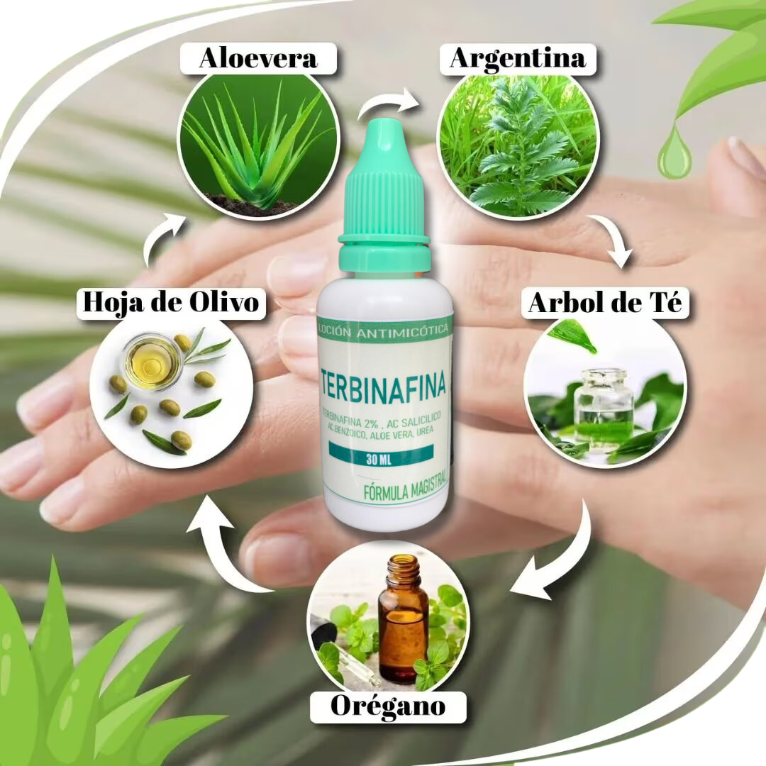 Terbinafine eye drops for fungal control