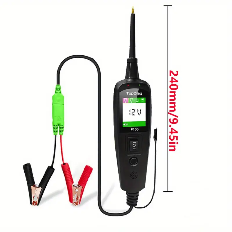 12 24v multifunctional car circuit tester power circuit probe kit car battery voltage resistant tester diagnostic tool component details 1