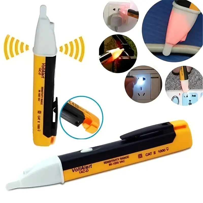   contact electric pen induction tester multifunctional household electric tester electrician check line breakpoint detection industrial science plug board with electricity experiment electrical appliances special household induction tester details 1
