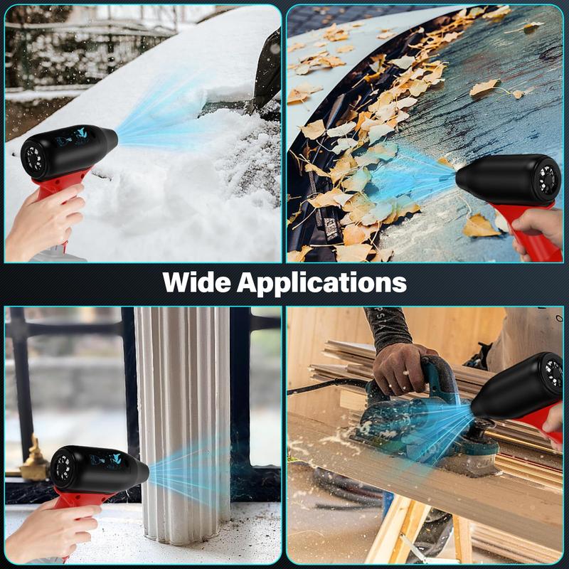 Leaf Blower for Milwaukee12V M12 Battery Cordless Electric Air Duster Mini Jet Blower Portable Violent Fan for Garage,Sawmill Room,Camping BBQ,Wood Workshop Cleaning,Clear Snow