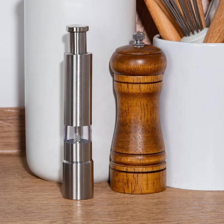 Stainless Steel Salt Grinder and Pepper Mill Set for Pepper Sea Salt and Pepper Grinder Set salt grinder