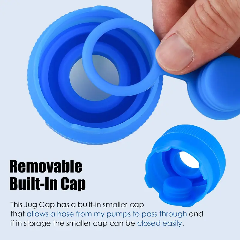 Product Introduction of Silicone Water Jug Cap, 3/6 Counts/set Reusable Spill-proof Dust-proof Water Bottle Cap, Mini Replacement Water Bottle Cover, Drinkware Accessories for Home Office Dormitory 16
